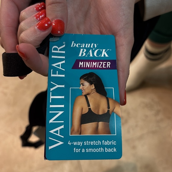 Vanity Fair beauty back minimizer black bra. Size 36 DD. - Picture 5 of 7